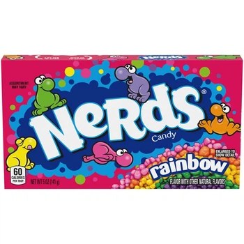Конфеты драже нердсы Nerds Rainbow фруктовые 141г