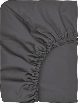 Простынь на резинке Good-Dream сатин Grey 160х200 (GDSGSHEETF160200)