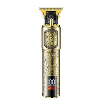 Аккумуляторный триммер VGR V-073 для бороды и волос, золотистый корпус