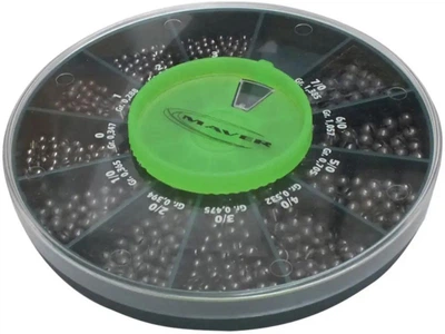 Набор грузил Maver Scatola Pallini Supercalibrati 250 г № 2-12 (13003111)