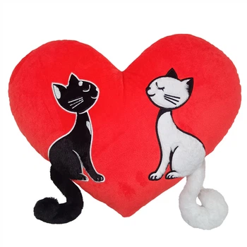 Подушка декоративна "Котики день та ніч" WP MERCHANDISE FWPCATSDAYNIG25RD