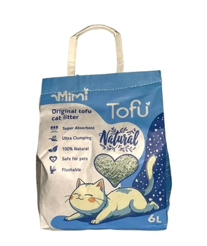 Соевый наполнитель для кошачьего туалета MiMi CAT TOFU классический, 6 л (4820276110212)