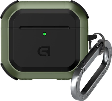 Чехол ArmorStandart Panzer для Apple Airpods 4 Olive Green (ARM82554)
