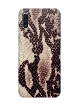 Защитная пленка Кожа питона на заднюю панель для Samsung A50 (2019)/A505