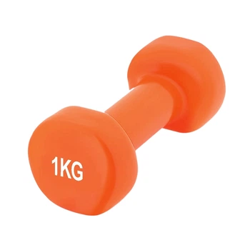 Гантель виниловая PowerPlay 4125 Achilles 1 кг оранжевая 1 шт (PP_4125_1kg)