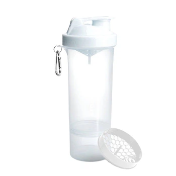 Спортивний шейкер SmartShake Slim білий 500 мл (10253301)
