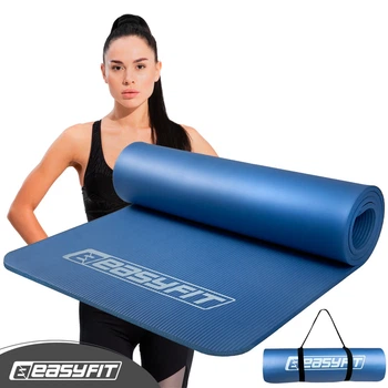 Коврик для фитнеса и йоги EasyFit NBR 10 мм Синий 4629922
