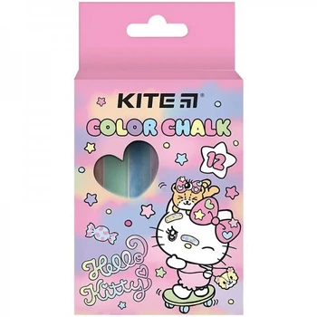 Мел цветной круглый Kite Jumbo HK24-075 12 шт 4965899