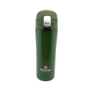 Термокружка Krauzer 86-350Matte-Khaki 350 мл зеленый 4875394