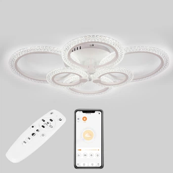 Потолочная LED люстра, светильник светодиодный Sunlight 5805/2+2+2 4934331