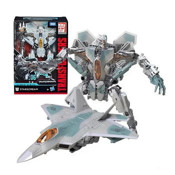 Трансформер Вояжер Старскрим. Hasbro Transformers Voyager Starscream. Экшн-фигурка трансформер-самолет 18см