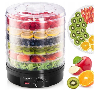 Сушилка-дегидратор Mozano Food Dehydrator 500 Вт BlaСk 4942421
