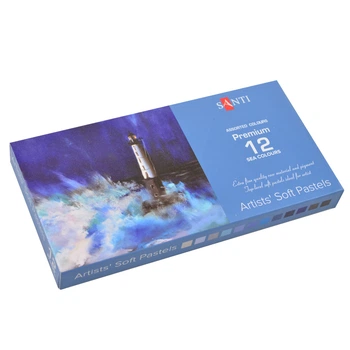 Пастель суха художня Santi Sea colours 12 кольорів (353273)