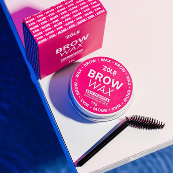 Воск для бровей 15 г Zola Brow Wax для фиксации формы, с эффектом ламинирования