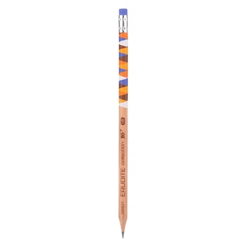 Олівець графітовий YES 280621 HB Erudite Collection, з гумкою (36) /280621/