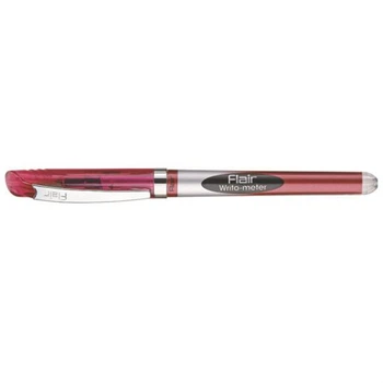 Ручка кулькова Flair 743 Writo-meter-pen ball, червона 10км (12) /743/
