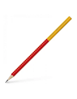 Олівець графітовий Faber-Castell 517022 GRIP 2001 В TWO TONE червоно-помаранчевий /517022/