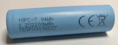 Акумулятор 18650 LiFePO4 JGNE JGCFR18650-2200mAh-3.2V 6.6A