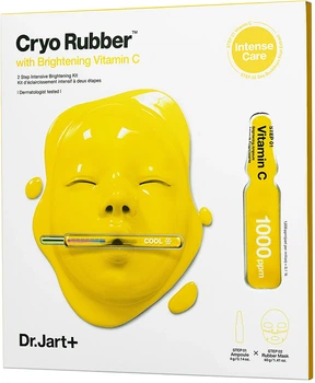 Маска крио осветляющая Dr.Jart+ Cryo Rubber with Brightening Vitamin C, 1 шт