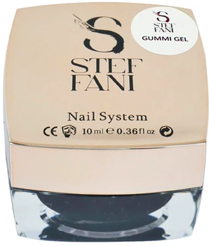 Гель-жвачка для дизайна ногтей Steffani Gummi Gel, прозрачный, 10 мл для маникюра и педикюра