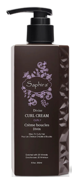 Крем для волосся Saphira Divine Keratin Hair для підкреслення завитків 250 мл (851234005220)