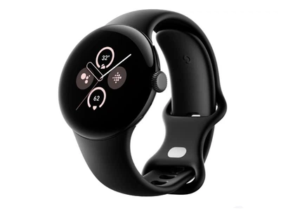 Смарт-годинник Google Pixel Watch 2 Matte Black Aluminum Case / Obsidian Active Band