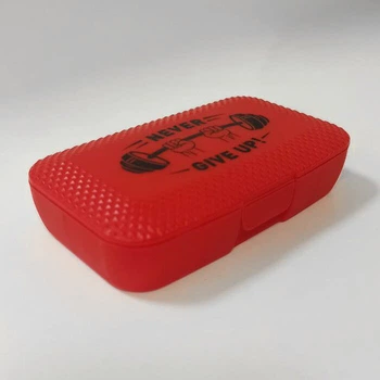 Таблетница No Brand Never give up, Red