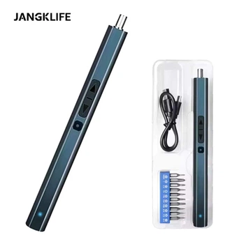 Электроотвертка аккумуляторная JANGKLIFE Набор насадок 10 в 1