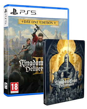 Гра PS5 Kingdom Come: Deliverance II Day One Edition + Steelbook (Blu-ray диск) (4020628575083)