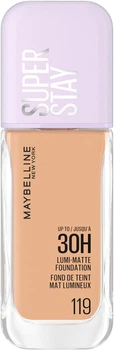 Стойкая легкая тональная основа Maybelline New York Super Stay с естественным матовым финишем №119 35 мл (3600531691912)