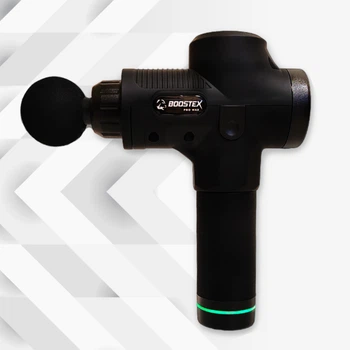 Ударный перкуссионный массажер Boostex (massage gun) 30 режимов, 21 насадка, батарея 2500am/h