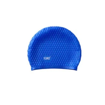 Силиконовая шапочка для плавания для бассейна Yuke One Size Blue (285775)