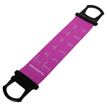 Лента эспандер эластичная для фитнеса и йоги с ручками SP-Sport Pilates Band 8038