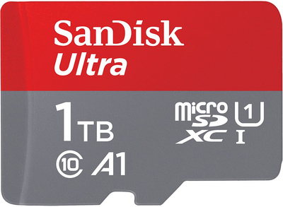 Карта памяті SanDisk 1TB microSDXC class 10 UHS-I Ultra (SDSQUAC-1T00-GN6MA) 267944
