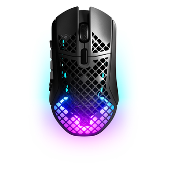 Мишка SteelSeries Aerox 9 Wireless RGB, 18000dpi., 18кн. Чорний 261698