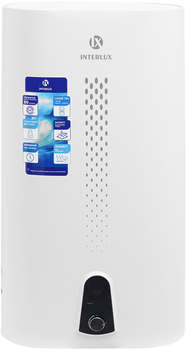 Водонагрівач Interlux ILDH 80 DY 2х1000 Вт, 80 л, Сухий ТЕН, білий 263584