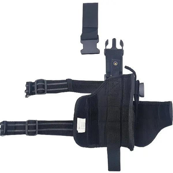 Кобура тактична на ногу регульована MIL-TEC Black, 16145102