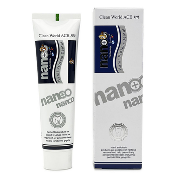 Зубная паста 2080 Hanil Nano Clean World Ace Nano Toothpaste с ионами серебра и протеином 180 г