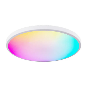 Потолочный светодиодный светильник Sehon RGB управление через приложение + пульт ДУ 30см 24W White (3_06065)