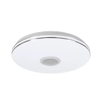 Потолочный светодиодный светильник i-Link RGB с колонкой и пультом ДУ 38см White (3_06064)