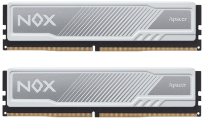 Оперативная память Apacer DDR5-5600 32768 MB PC5-44800 (Kit of 2x16384) NOX White (AH5U32G56C522MWAA-2)