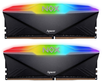 Оперативная память Apacer DDR4-3600 32768 MB PC4-28800 (Kit of 2x16384) NOX RGB Black (AH4U32G36C25YNBAA-2)