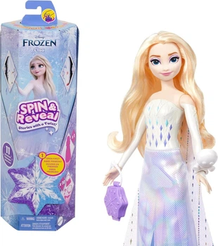 Кукла Эльза с аксессуарами Крути и прояви Холодное сердце Elsa Disney Frozen Spin & Reveal (HTG25)