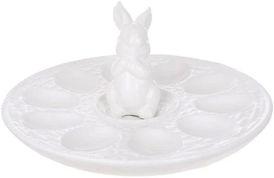 Тарелка-подставка на 10 яиц White Rabbit 24 cm