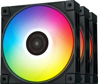 Набор вентиляторов (3pcs Pack) DeepCool FC120-3 IN 1 ARGB Black, 120mm (R-FC120-BAMN3-G-1)