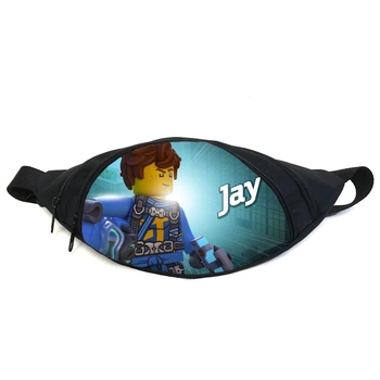 Поясна сумка Бананка Лего Ніндзяго (L Ninjago GB 06) Gear Bag чорна