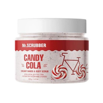 Крем-скраб для рук та тіла Mr.SCRUBBERз ароматом льодяників з колою Candy Cola