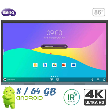 Інтерактивна панель BenQ RE8604 дисплей 86" / Android 13 / 8/64Gb