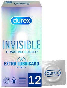 Презервативи Durex Invisible Extra Thin 12 шт (8428076000427)