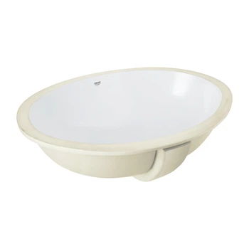 Умывальник врезной GROHE Bau Ceramic под столешницу 560x420x210мм овальный белый 39423000